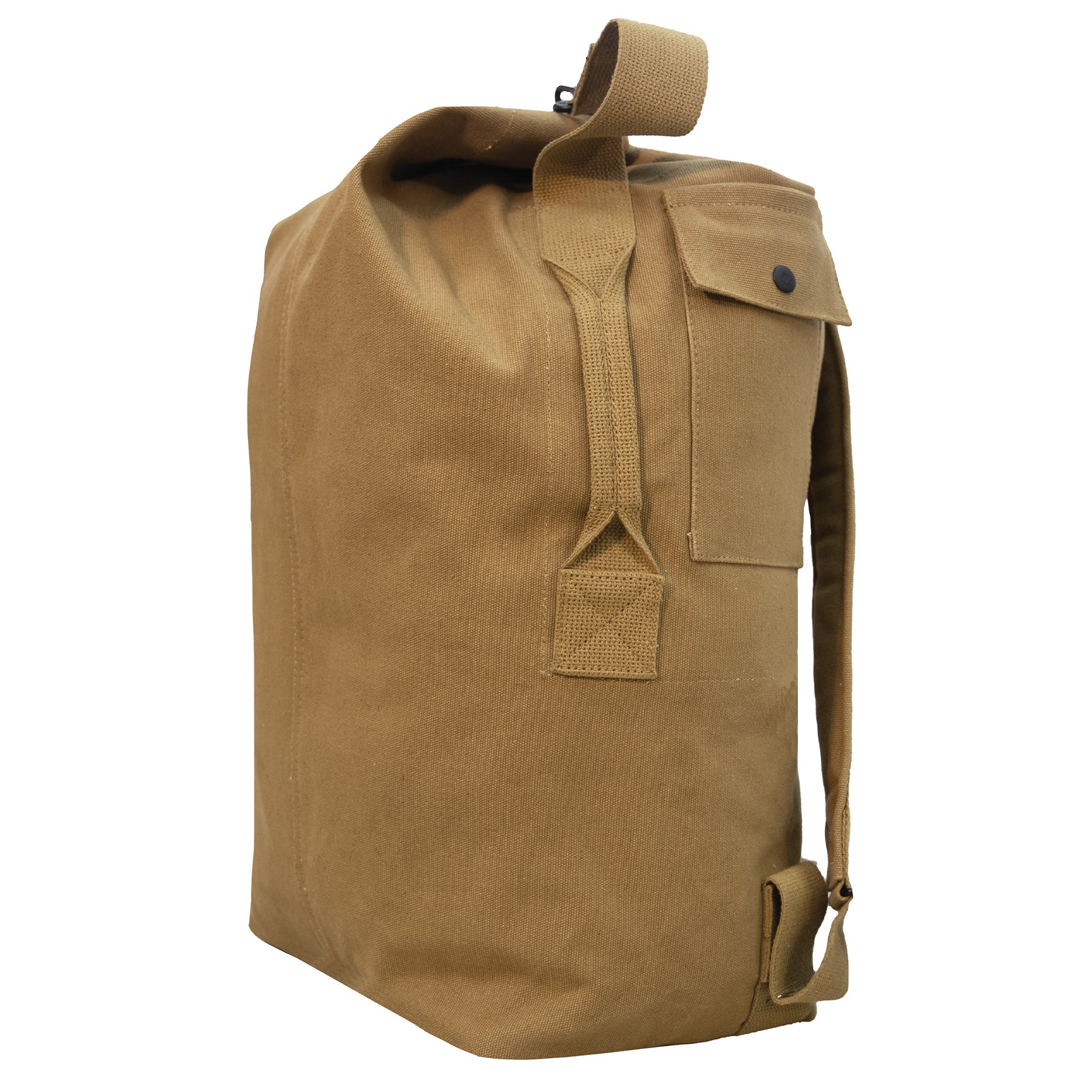 Rothco Nomad Canvas Duffle Backpack Coyote Brown - Get Tight Gear