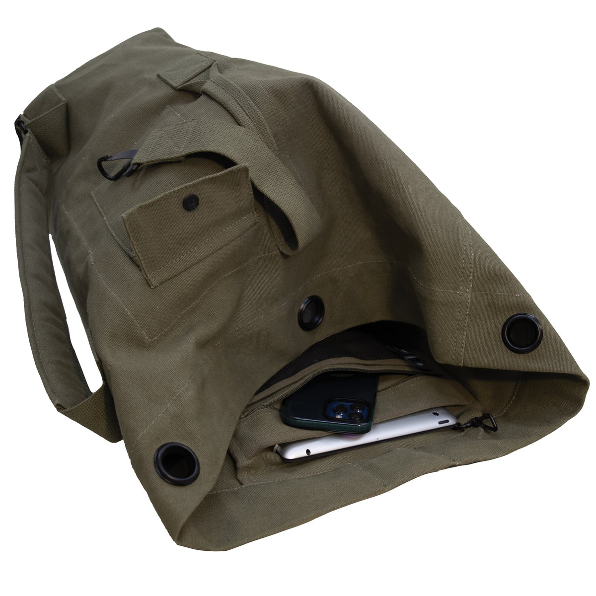 Rothco Nomad Canvas Duffle Backpack Olive Drab - Get Tight Gear