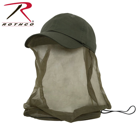Rothco Operator Cap With Mosquito Net Olive Drab Size One Size - Get Tight Gear