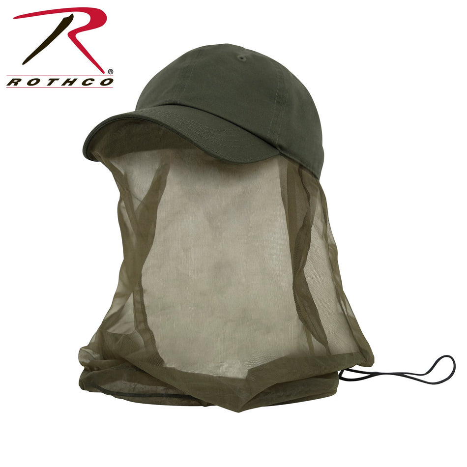 Rothco Operator Cap With Mosquito Net Olive Drab Size One Size - Get Tight Gear