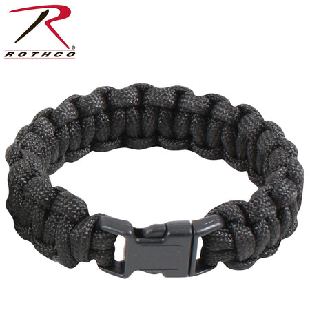 Rothco Paracord Bracelet Black - Get Tight Gear