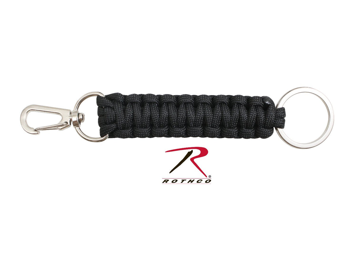 Rothco Paracord Keychain Black - Get Tight Gear
