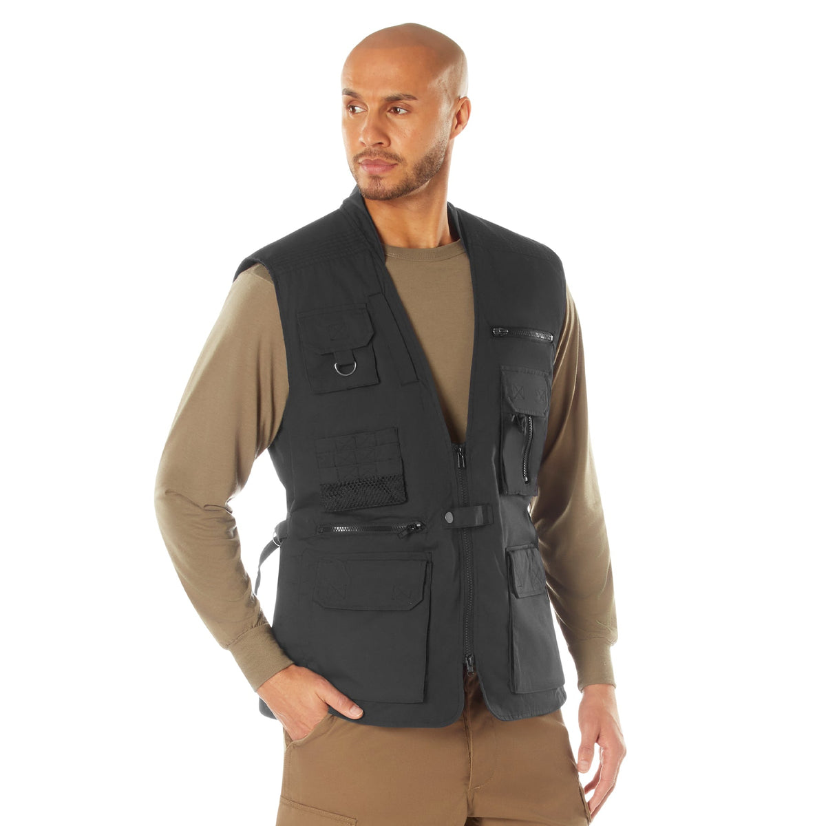 Rothco Plainclothes Concealed Carry Vest Black Size 4XL - Get Tight Gear