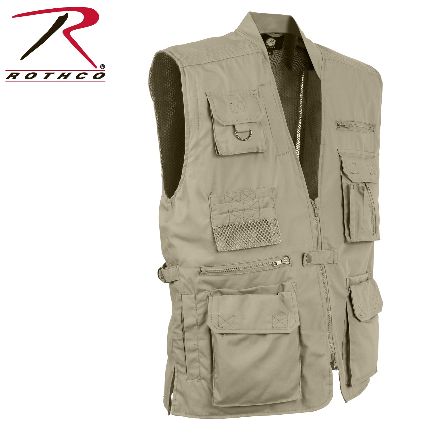 Rothco Plainclothes Concealed Carry Vest Khaki Size 4XL - Get Tight Gear