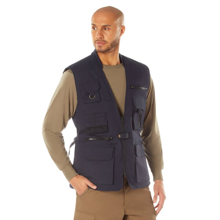 Rothco Plainclothes Concealed Carry Vest Midnight Navy Blue Size M - Get Tight Gear
