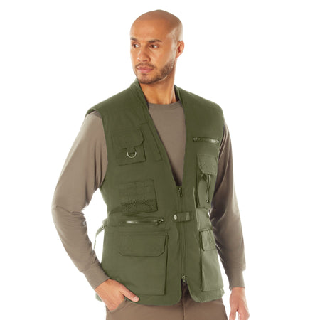 Rothco Plainclothes Concealed Carry Vest Olive Drab Size 3XL - Get Tight Gear