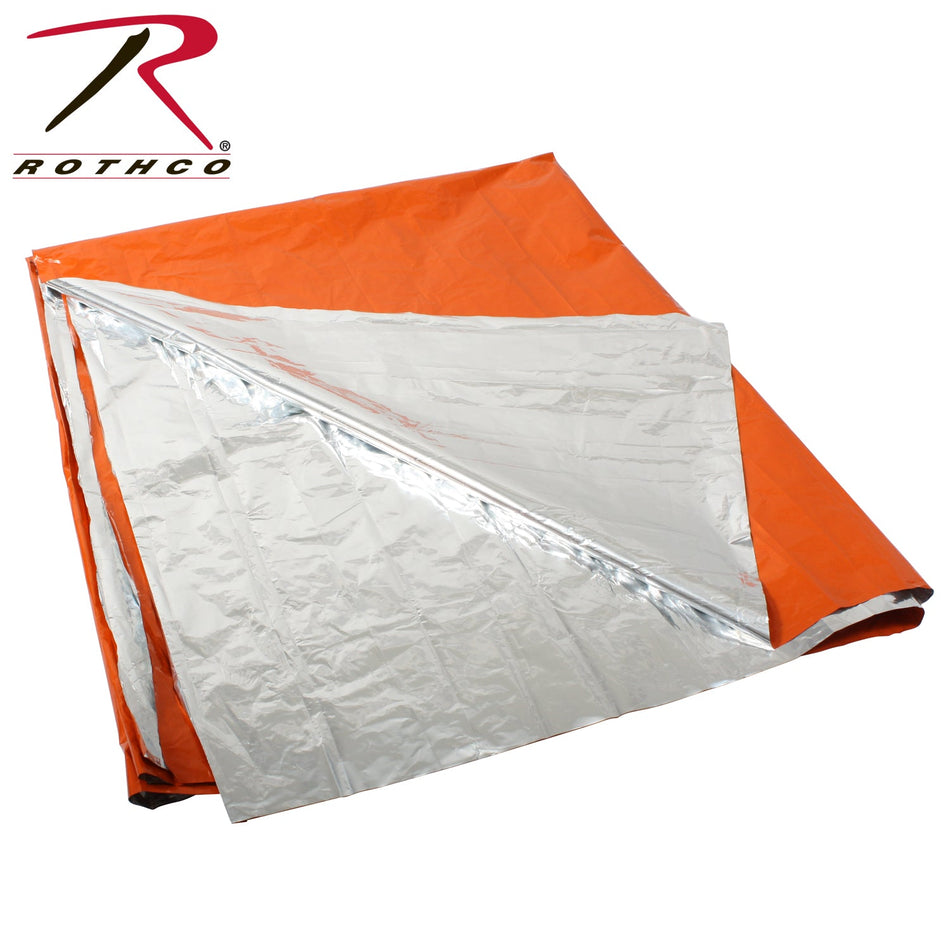 Rothco Polarshield Survival Blanket Safety Orange - Get Tight Gear
