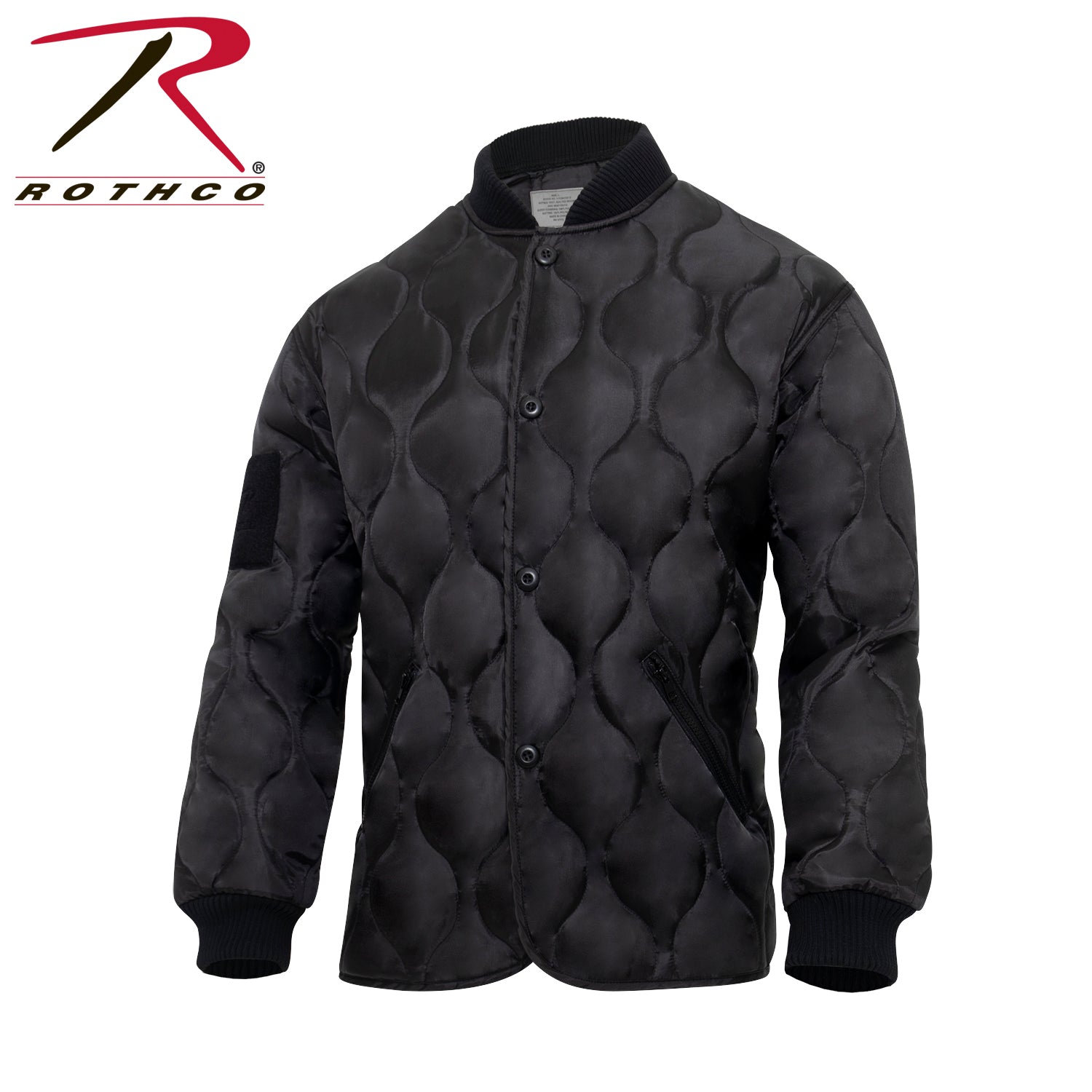 Rothco Quilted Woobie Jacket Black Size 2XL - Get Tight Gear