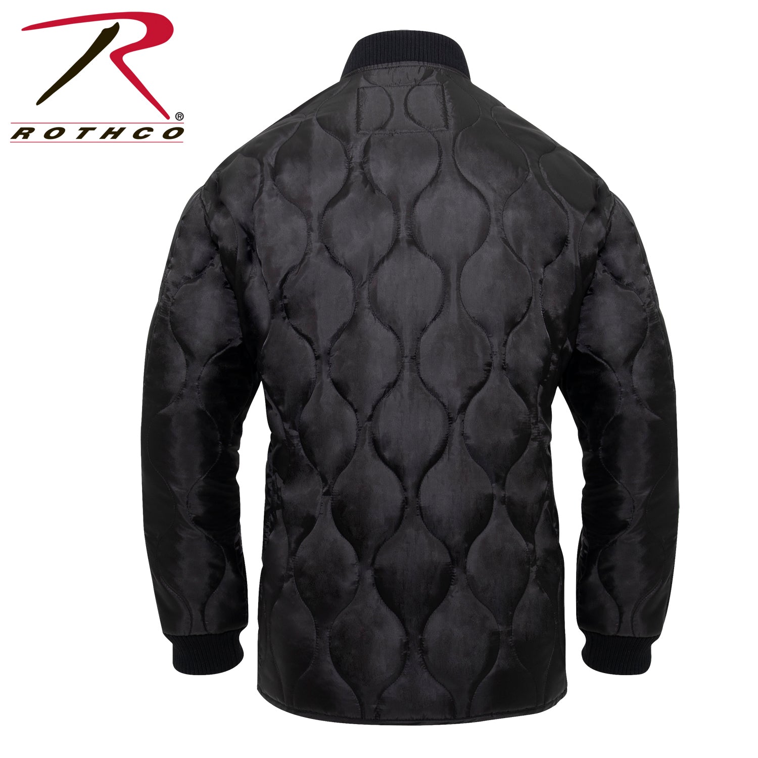 Rothco Quilted Woobie Jacket Black Size XL - Get Tight Gear
