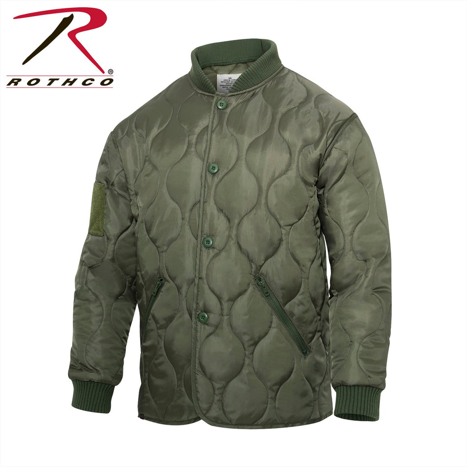 Rothco Quilted Woobie Jacket Olive Drab Size L - Get Tight Gear