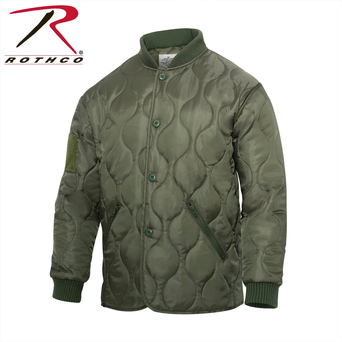 Rothco Quilted Woobie Jacket Olive Drab Size S - Get Tight Gear