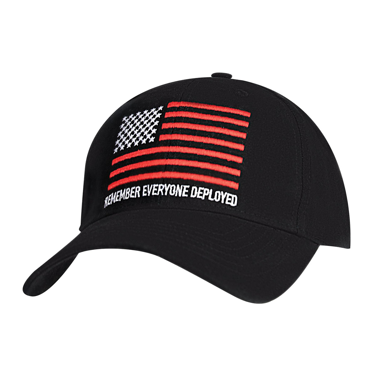 Rothco R.E.D. (Remember Everyone Deployed) Low Profile Cap Black Size One Size - Get Tight Gear