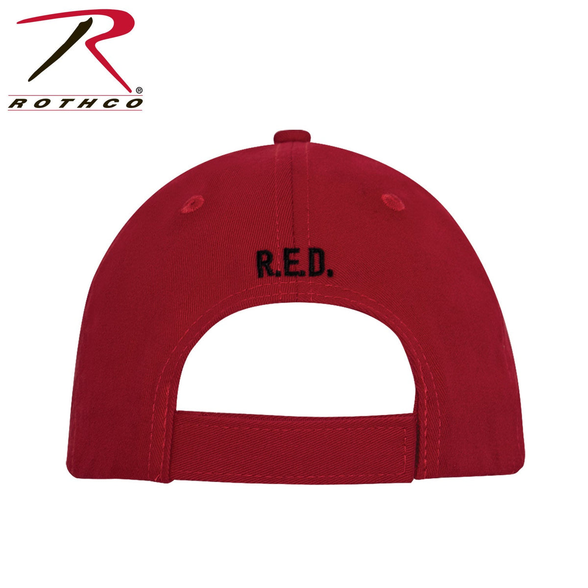 Rothco R.E.D. (Remember Everyone Deployed) Low Profile Cap Red Size One Size - Get Tight Gear