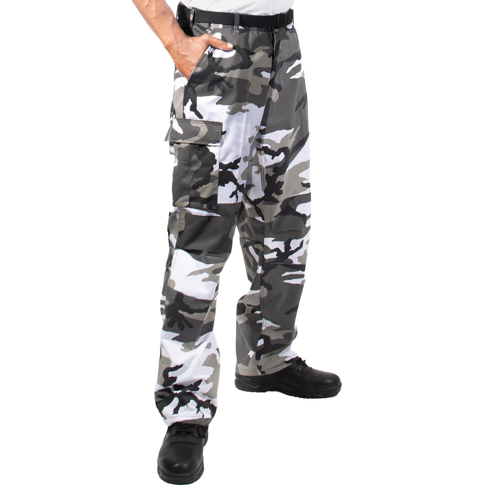 Rothco Relaxed Fit Zipper Fly BDU Pants City Camo Size 3XL - Get Tight Gear