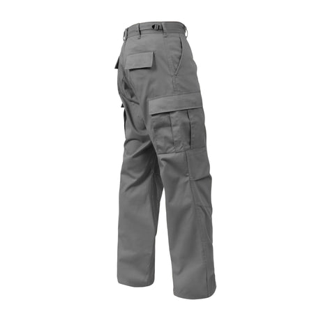 Rothco Relaxed Fit Zipper Fly BDU Pants Grey Size 2XL - Get Tight Gear