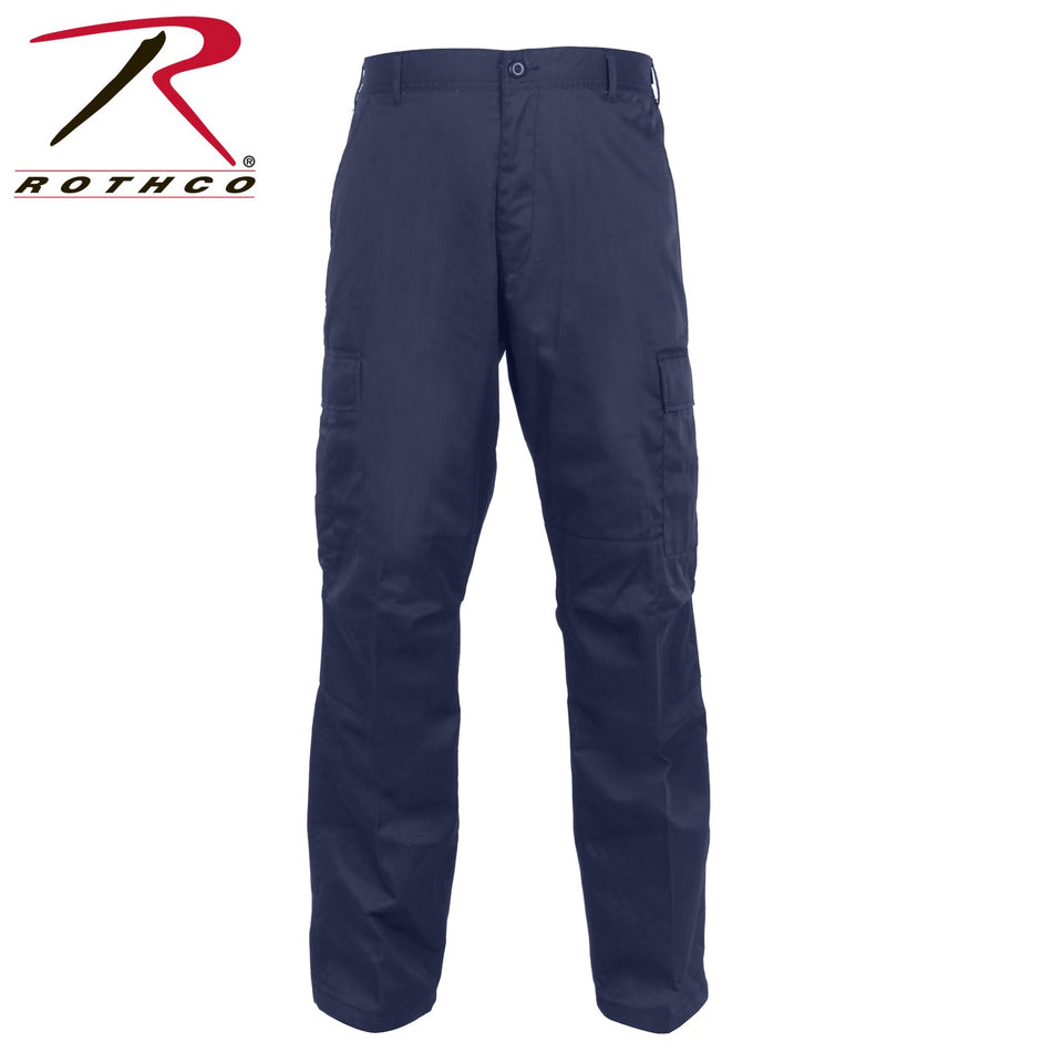 Rothco Relaxed Fit Zipper Fly BDU Pants Navy Blue Size XS - Get Tight Gear