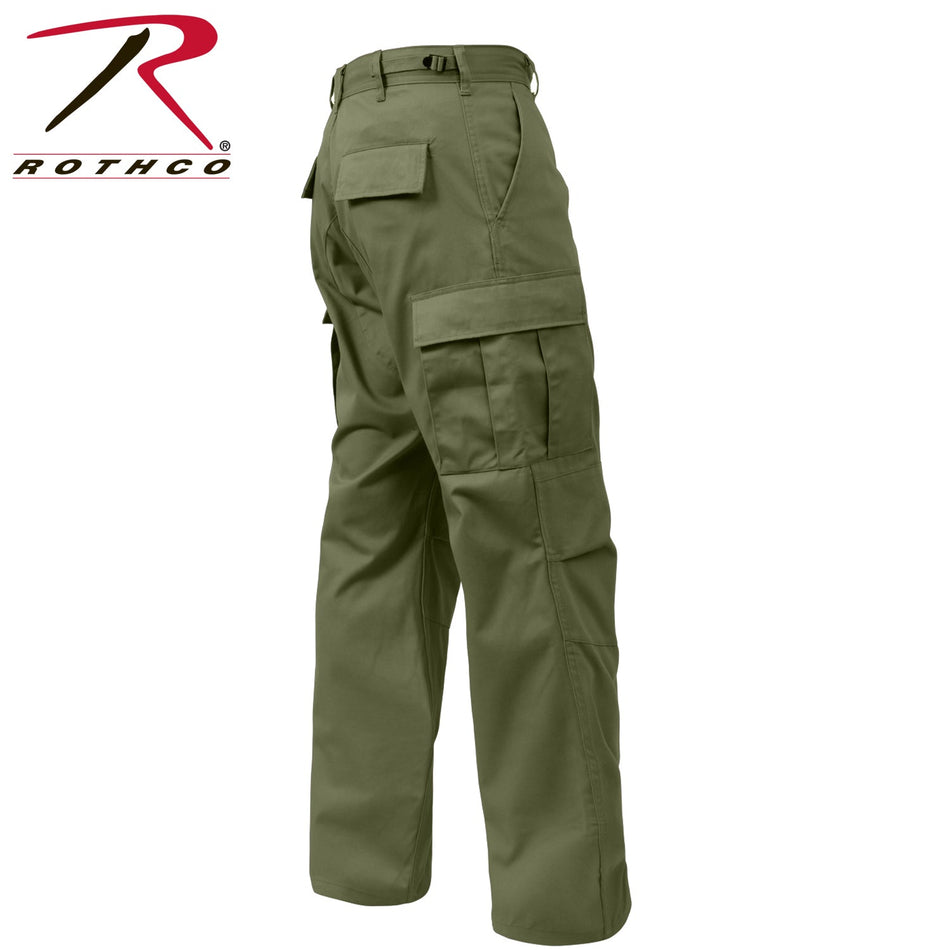 Rothco Relaxed Fit Zipper Fly BDU Pants Olive Drab Size 2XL - Get Tight Gear