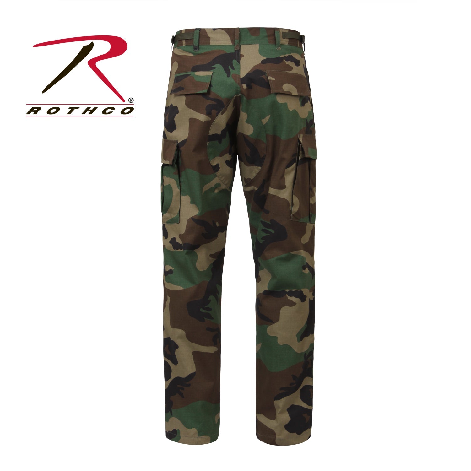 Rothco Rip - Stop BDU Pants Woodland Camo Size M - Long - Get Tight Gear