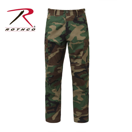 Rothco Rip - Stop BDU Pants Woodland Camo Size XS - Short - Get Tight Gear