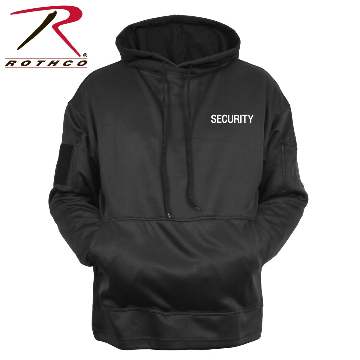 Rothco Security Concealed Carry Hoodie - Black Black Size 5XL - Get Tight Gear