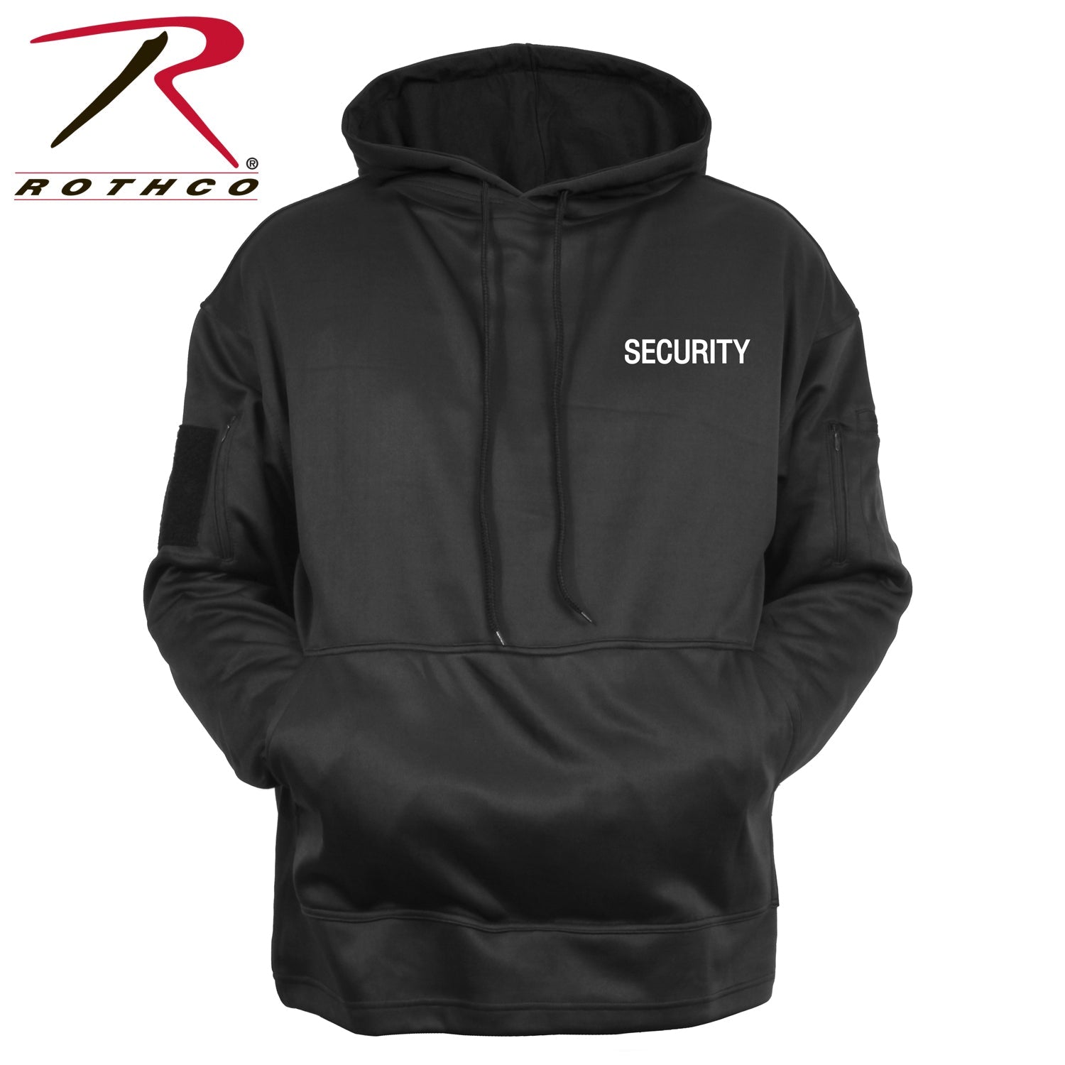 Rothco Security Concealed Carry Hoodie - Black Black Size 5XL - Get Tight Gear