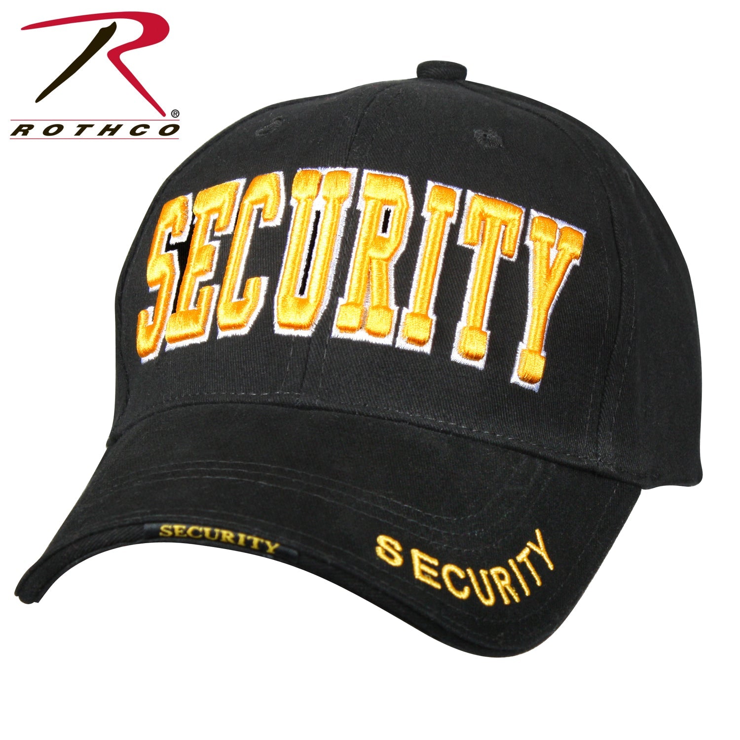 Rothco Security Deluxe Low Profile Cap Black / Gold - Get Tight Gear