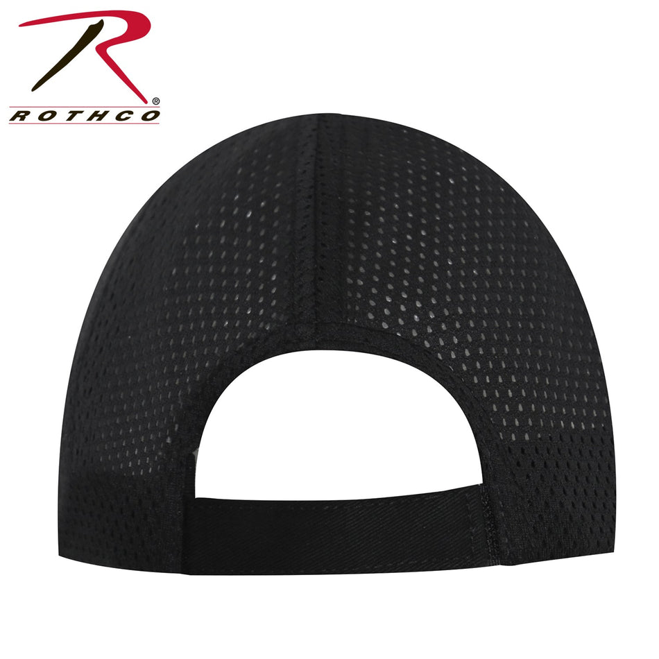 Rothco Security Mesh Back Tactical Cap - Black Black Size One Size - Get Tight Gear