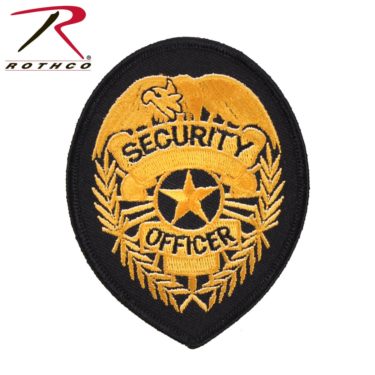 Rothco Security Patch Black / Gold - Get Tight Gear