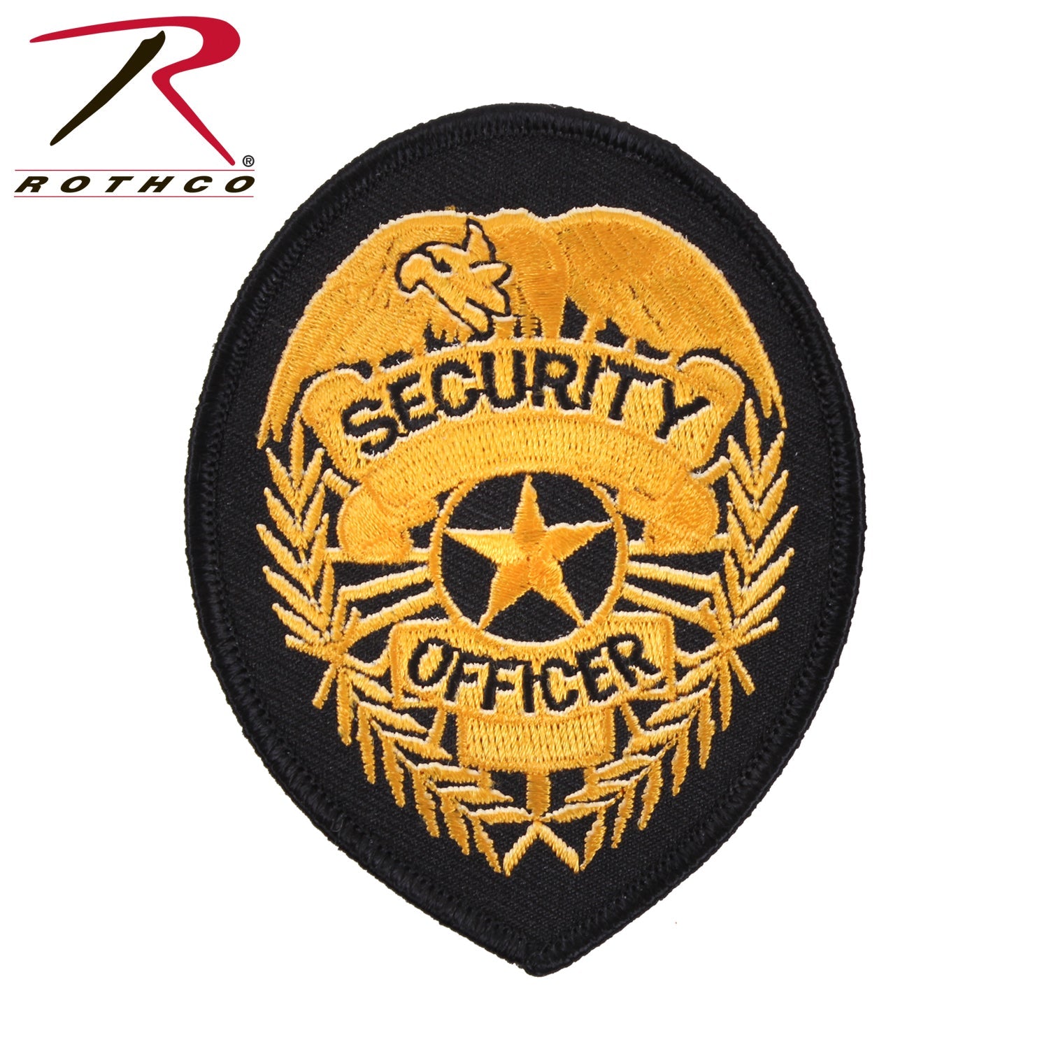 Rothco Security Patch Black / Gold - Get Tight Gear
