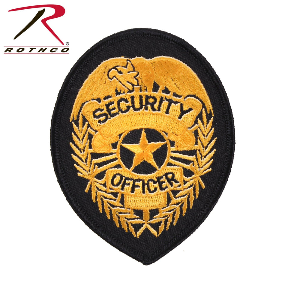 Rothco Security Patch Black / Gold - Get Tight Gear