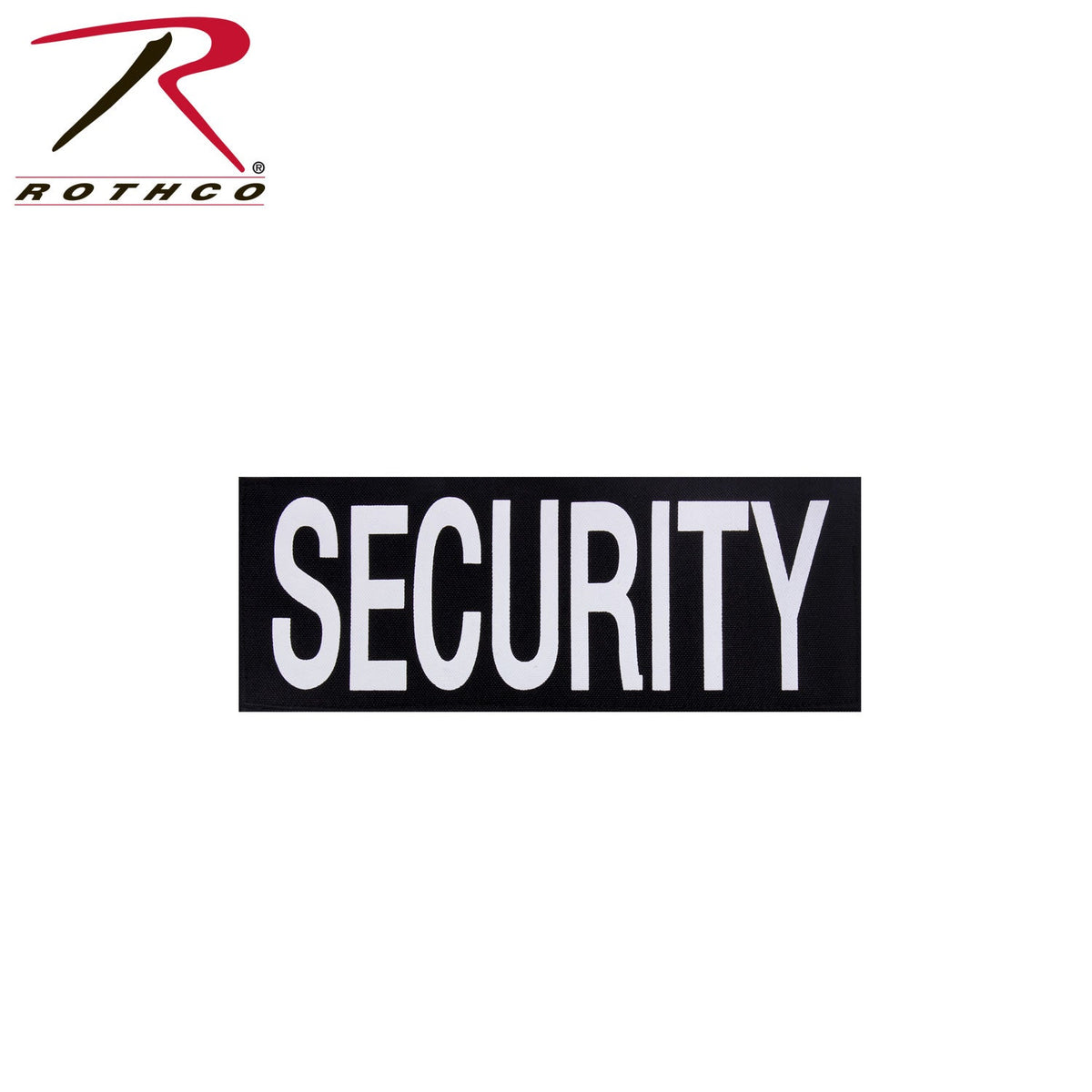 Rothco Security Patch With Hook Back Black / White Size S - Get Tight Gear