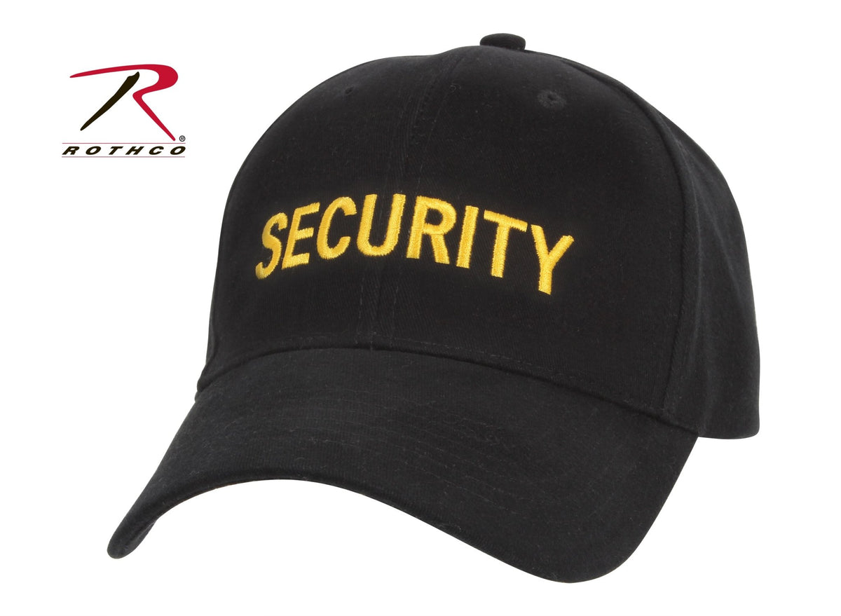 Rothco Security Supreme Low Profile Insignia Cap Black / Gold Size One Size - Get Tight Gear