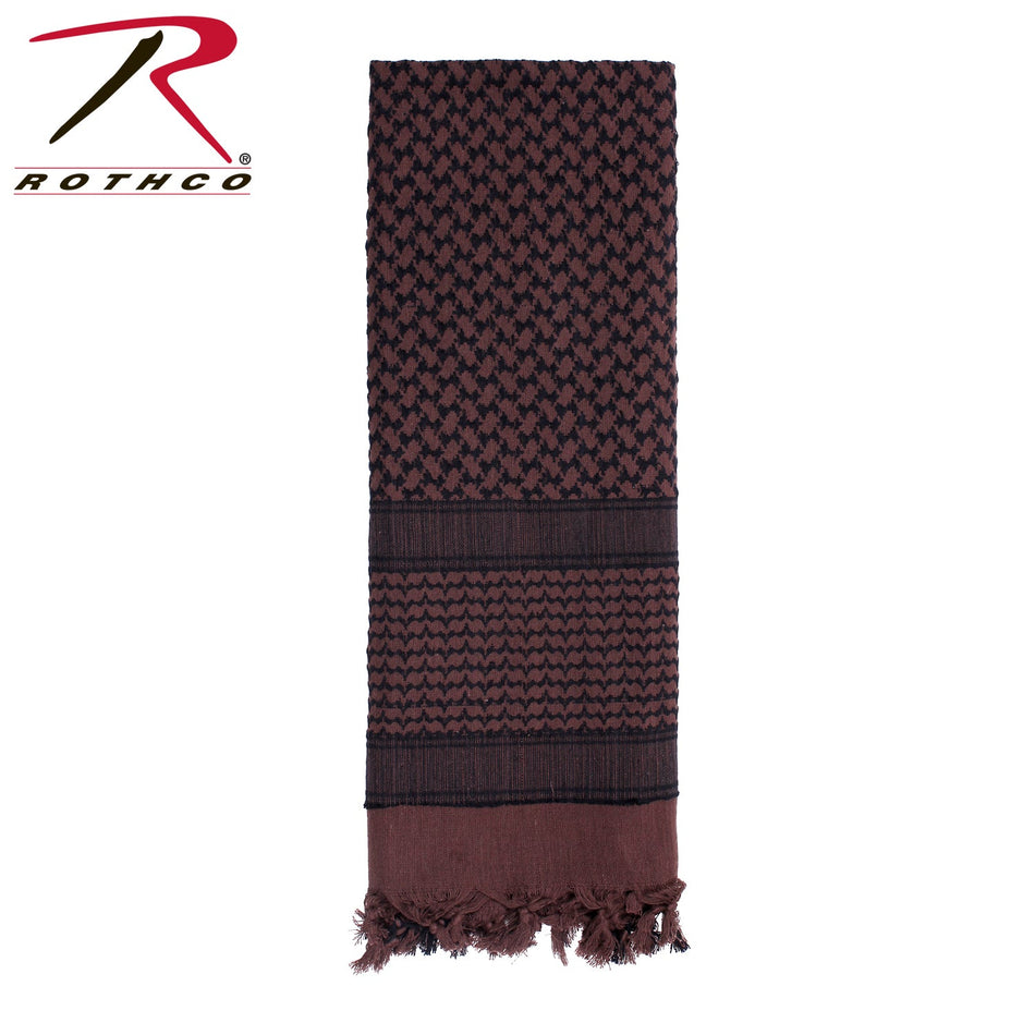 Rothco Shemagh Tactical Desert Keffiyeh Scarf Brown Size One Size - Get Tight Gear
