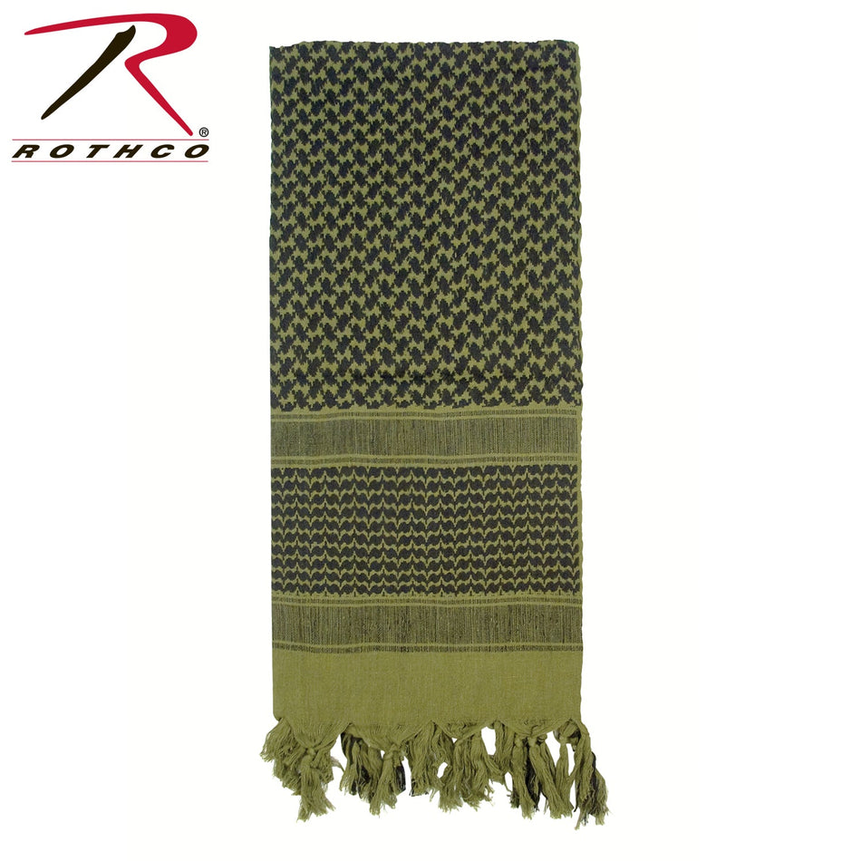 Rothco Shemagh Tactical Desert Keffiyeh Scarf Olive Drab Size One Size - Get Tight Gear