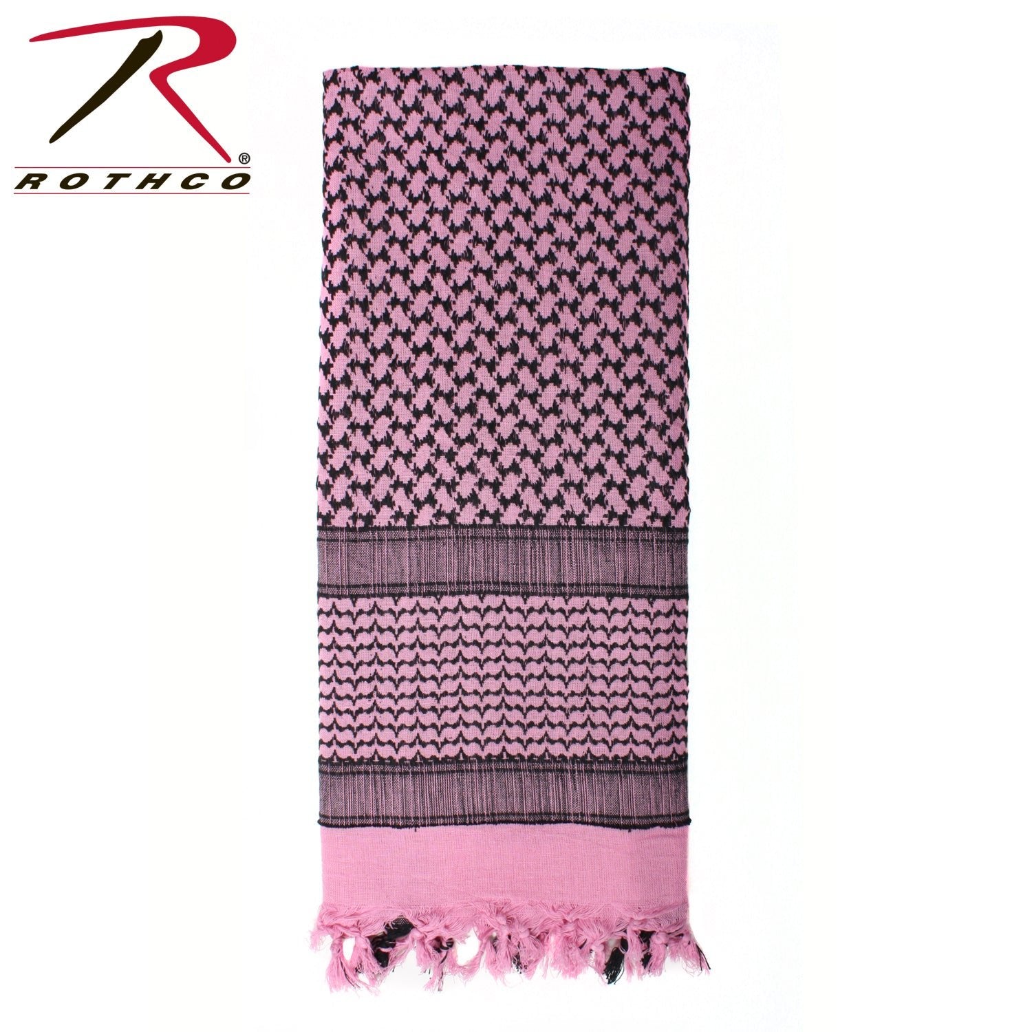 Rothco Shemagh Tactical Desert Keffiyeh Scarf Pink Size One Size - Get Tight Gear