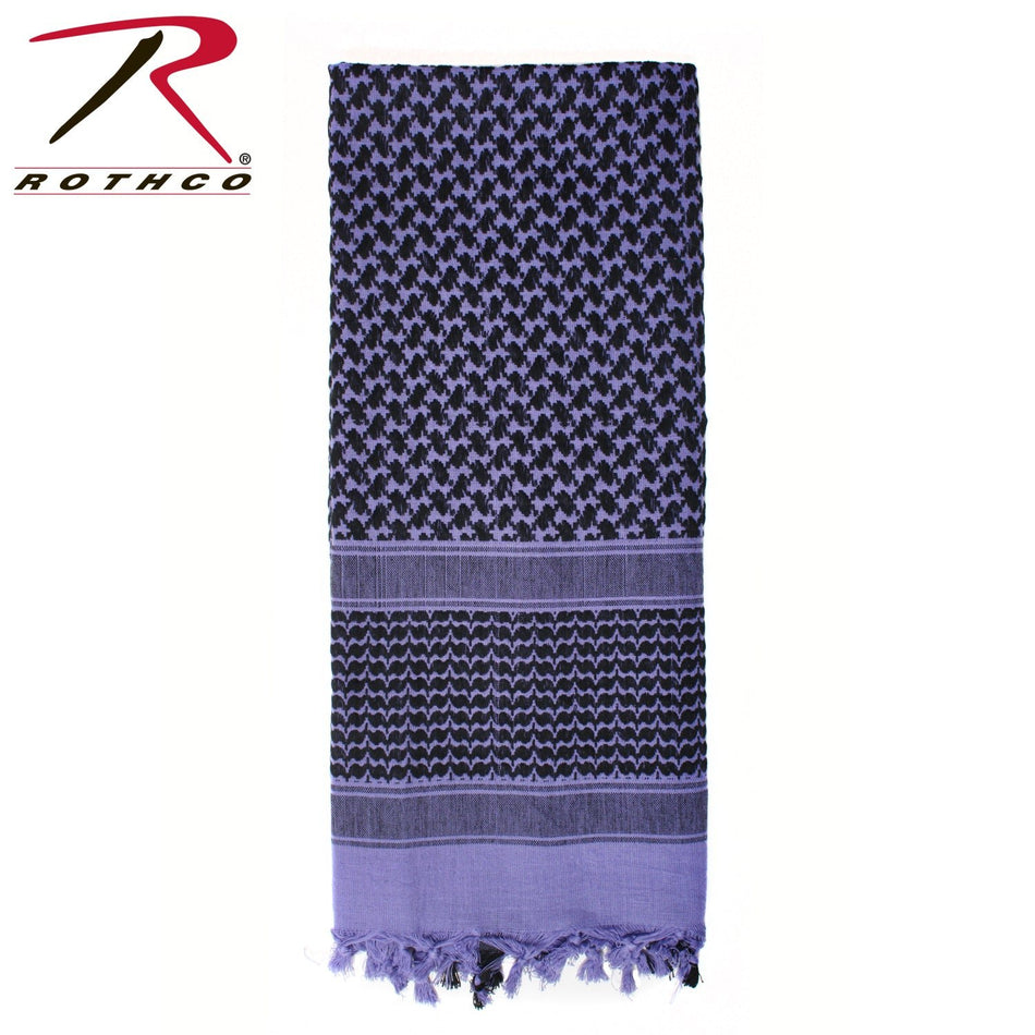 Rothco Shemagh Tactical Desert Keffiyeh Scarf Purple Size One Size - Get Tight Gear