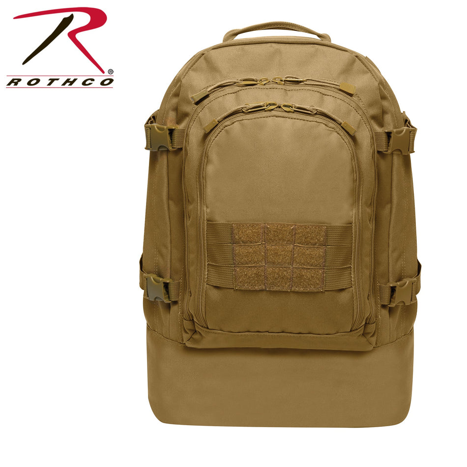 Rothco Skirmish 3 Day Assault Backpack Coyote Brown - Get Tight Gear