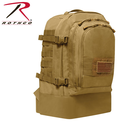 Rothco Skirmish 3 Day Assault Backpack Coyote Brown - Get Tight Gear