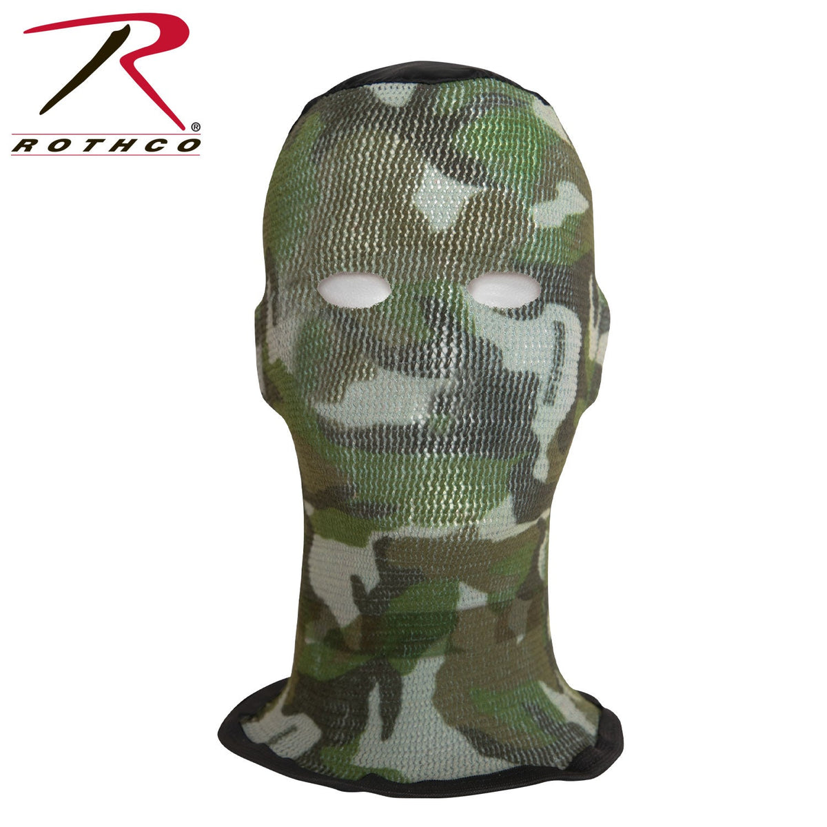 Rothco Spandoflage Head Net Woodland Camo Size One Size - Get Tight Gear