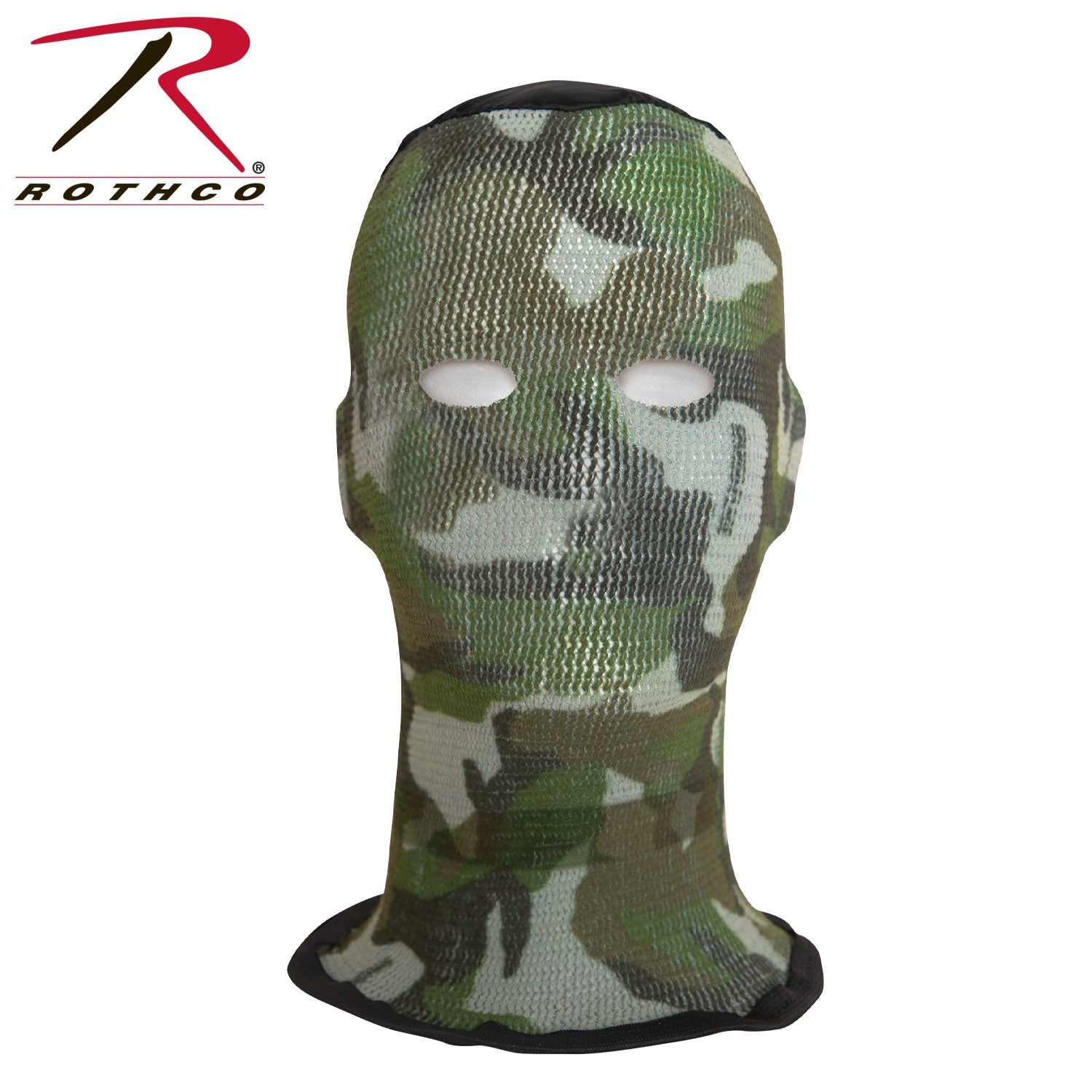 Rothco Spandoflage Head Net Woodland Camo Size One Size - Get Tight Gear