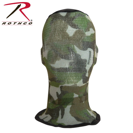Rothco Spandoflage Head Net Woodland Camo Size One Size - Get Tight Gear