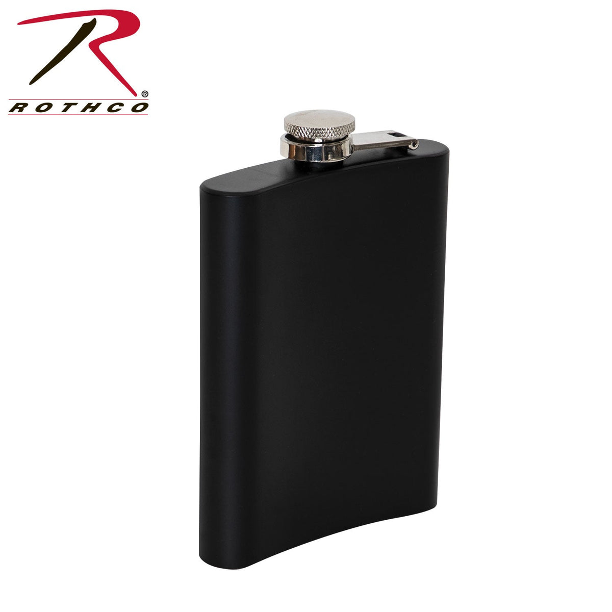 Rothco Stainless Steel Thin Blue Line Flag Flask Black - Get Tight Gear