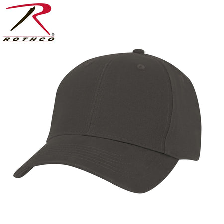 Rothco Supreme Solid Color Low Profile Cap Gunmetal Grey Size One Size - Get Tight Gear