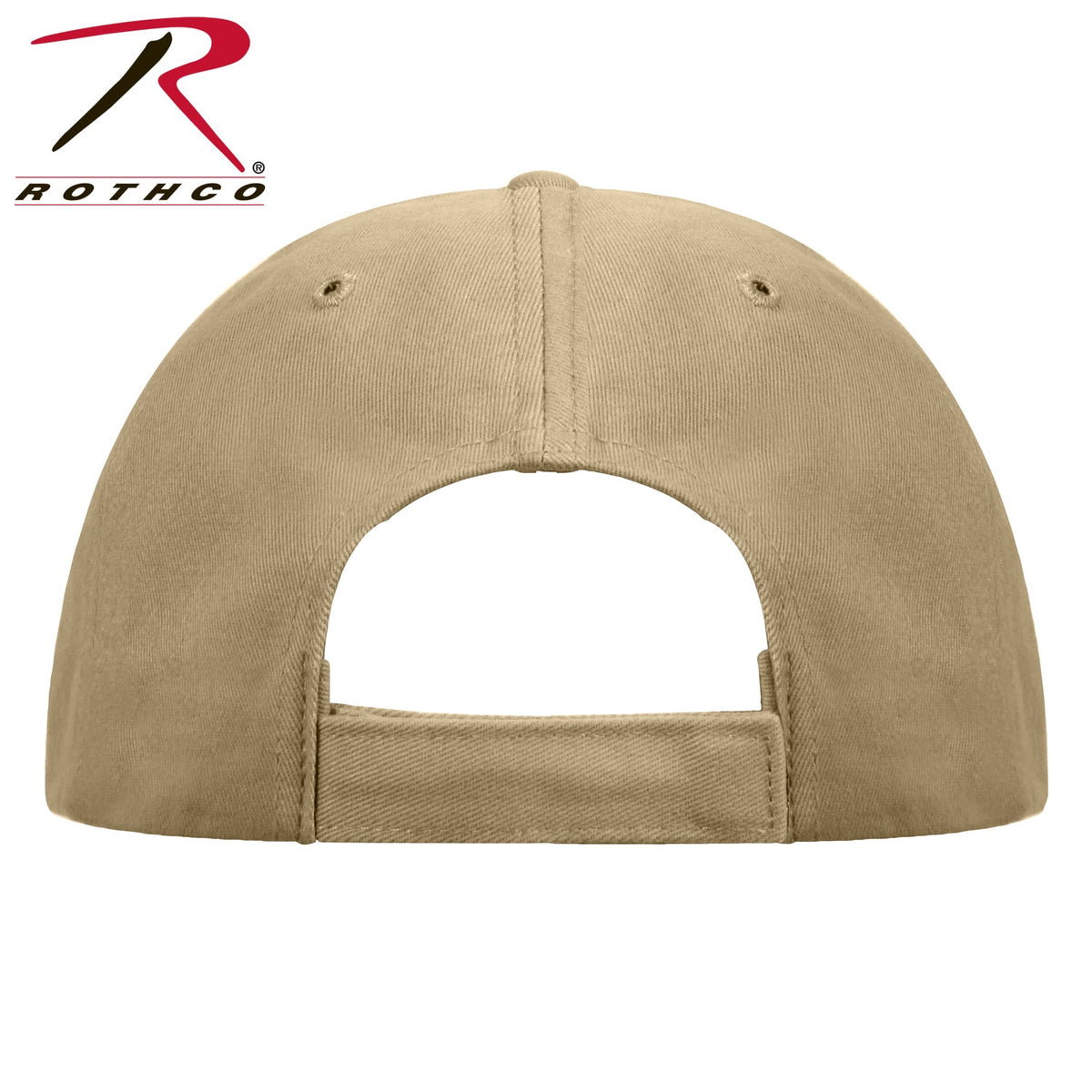 Rothco Supreme Solid Color Low Profile Cap Khaki Size One Size - Get Tight Gear