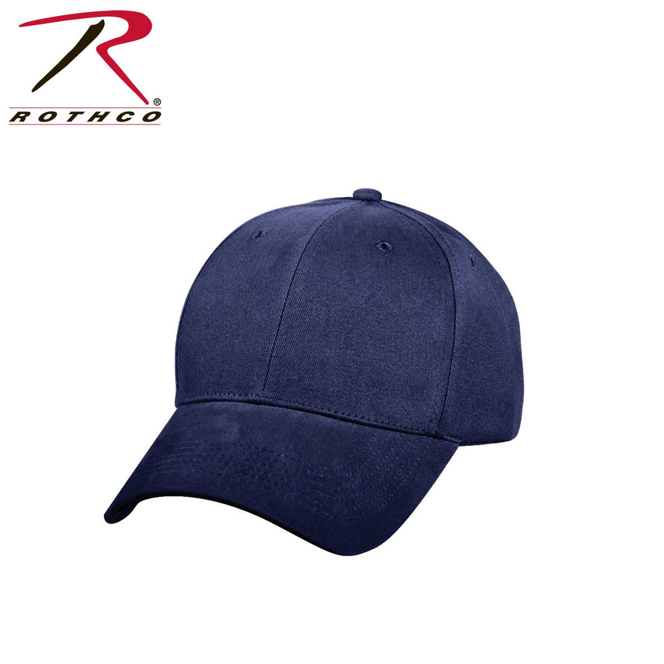 Rothco Supreme Solid Color Low Profile Cap Navy Blue Size One Size - Get Tight Gear