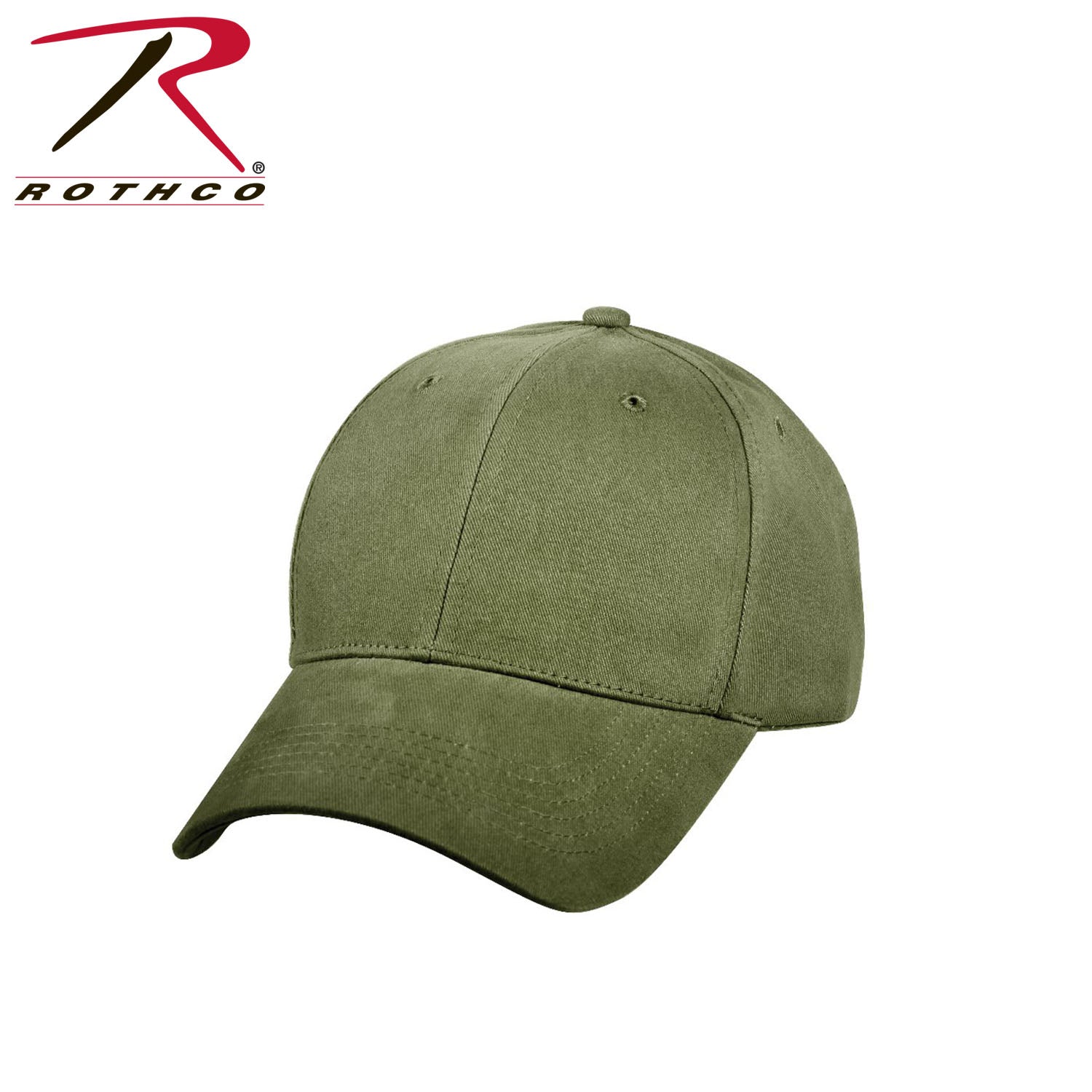 Rothco Supreme Solid Color Low Profile Cap Olive Drab Size One Size - Get Tight Gear