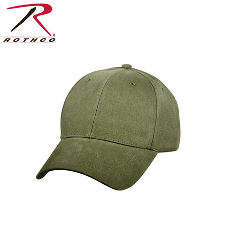 Rothco Supreme Solid Color Low Profile Cap Olive Drab Size One Size - Get Tight Gear