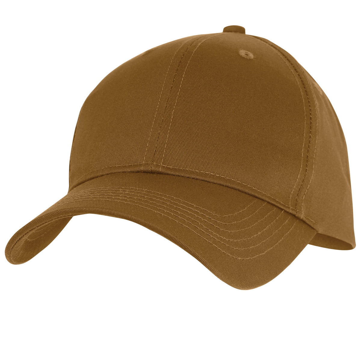 Rothco Supreme Solid Color Low Profile Cap Work Brown Size One Size - Get Tight Gear