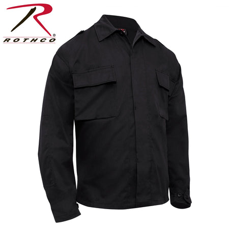 Rothco Tactical 2 Pocket BDU (Battle Dress Uniform) Shirt Black Size S - Get Tight Gear