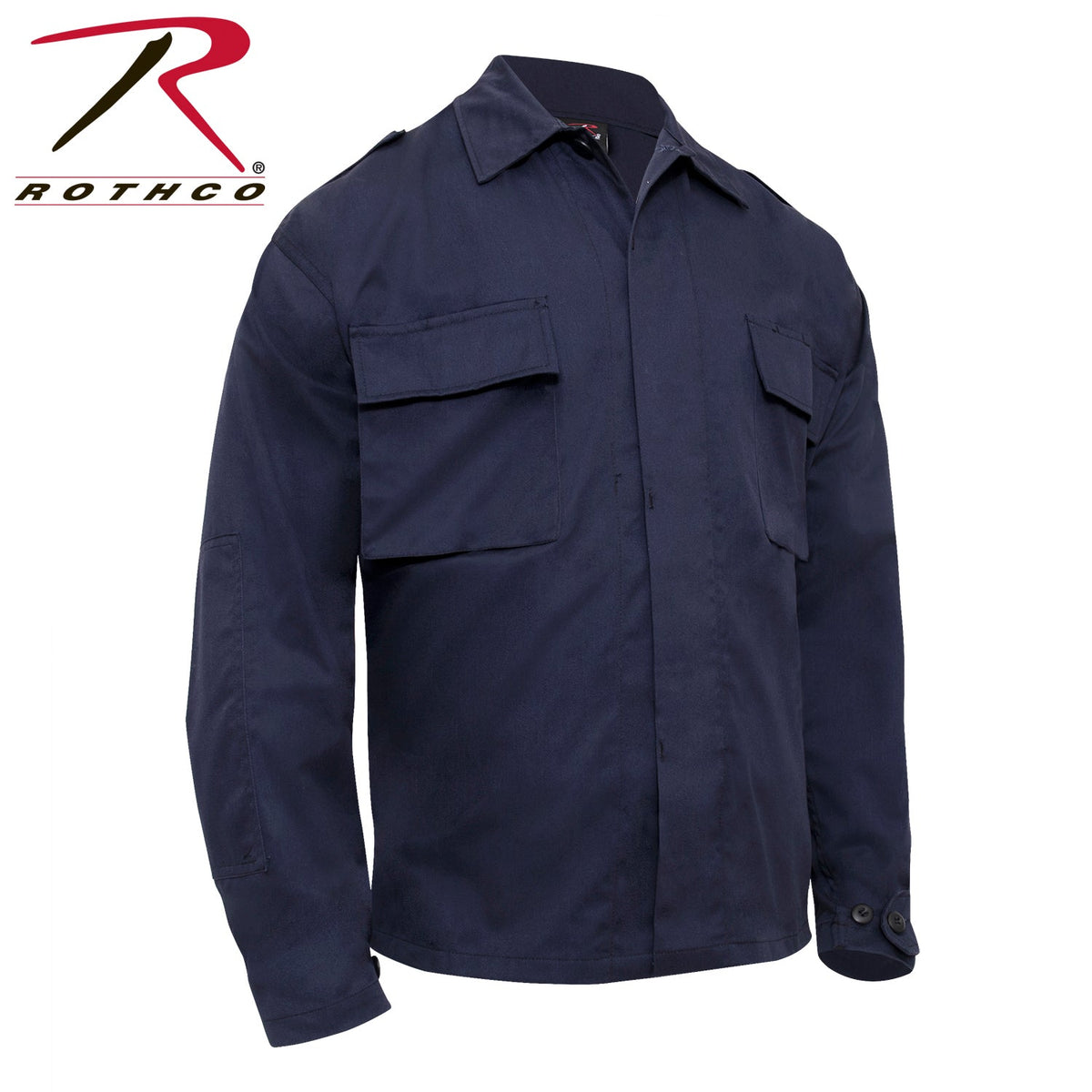 Rothco Tactical 2 Pocket BDU (Battle Dress Uniform) Shirt Navy Blue Size 2XL - Get Tight Gear